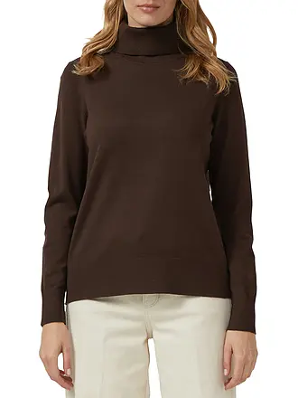 S.OLIVER | Jersey de cuello alto | braun